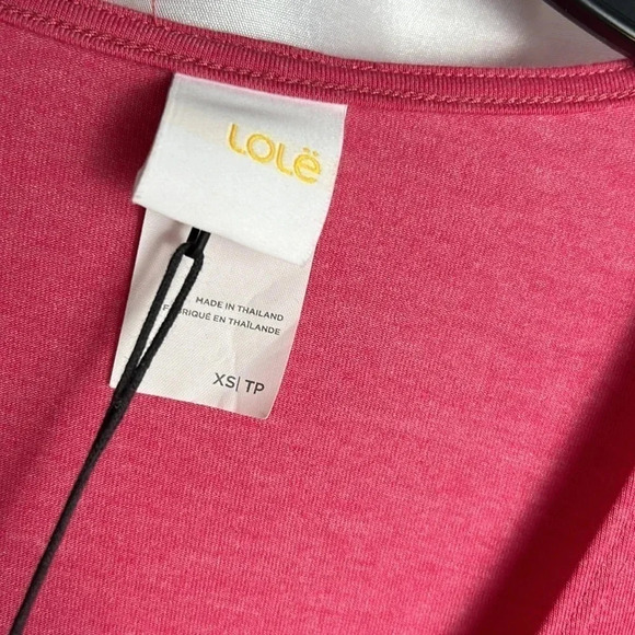 LOLE TESSA dress,women Small.Red fit,flare,faux wrap, surplice,cinched waist NWT - Picture 3 of 10